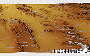 Physical 3D Map of El Jagüey