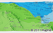 Political 3D Map of El Jagüey