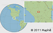 Savanna Style Location Map of the area around 24° 52' 30" N, 103° 37' 30" W