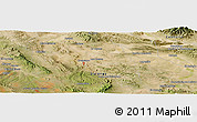 Satellite Panoramic Map of the area around 24° 52' 30" N, 103° 37' 30" W