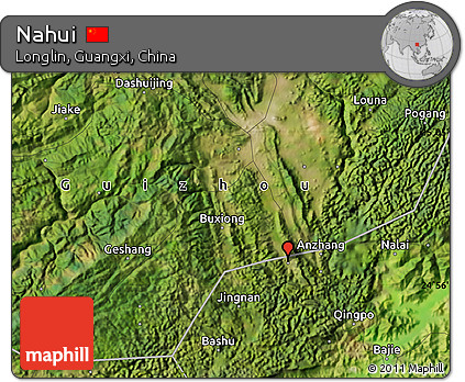 Satellite Map of Nahui