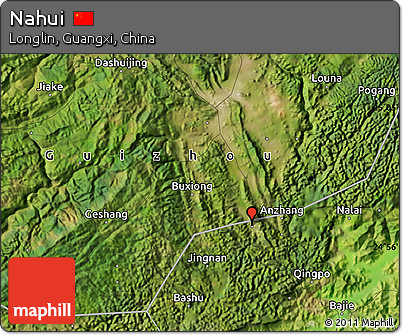 Satellite Map of Nahui