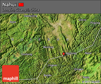 Satellite Map of Nahui