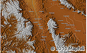 Physical Map of the area around 24° 52' 30" N, 105° 19' 29" W