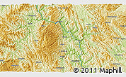 Physical 3D Map of Huangjiang