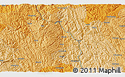 Political 3D Map of the area around 24° 52' 30" N, 107° 10' 30" E