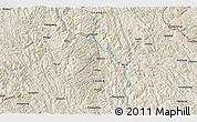 Shaded Relief 3D Map of the area around 24° 52' 30" N, 107° 10' 30" E