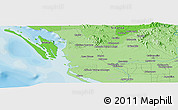 Political Panoramic Map of Los Algodones