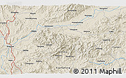 Shaded Relief 3D Map of the area around 24° 52' 30" N, 113° 58' 29" E