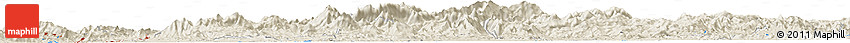 Shaded Relief Horizon Map of Xinzhuangpu