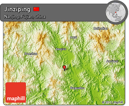 Physical Map of Jinziping