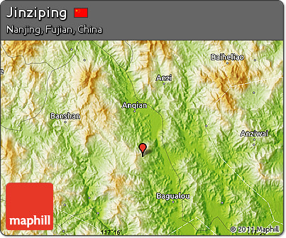 Physical Map of Jinziping