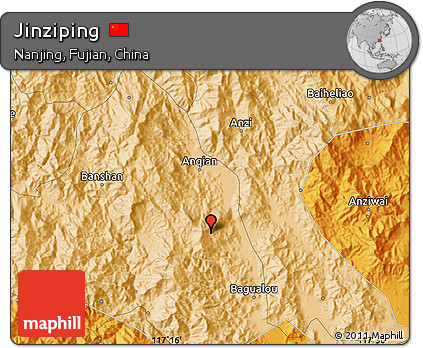 Political Map of Jinziping
