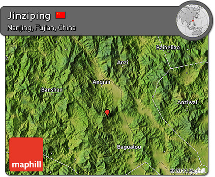 Satellite Map of Jinziping