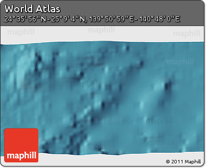 Satellite 3D Map of the Area around 24° 52' 30" N, 140° 19' 29" E