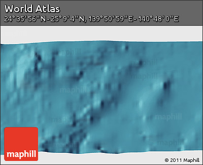 Satellite 3D Map of the Area around 24° 52' 30" N, 140° 19' 29" E