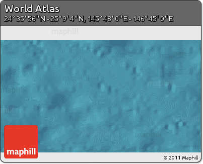 Satellite 3D Map of the Area around 24° 52' 30" N, 146° 16' 30" E