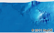 Political 3D Map of the area around 24° 52' 30" N, 147° 58' 29" E