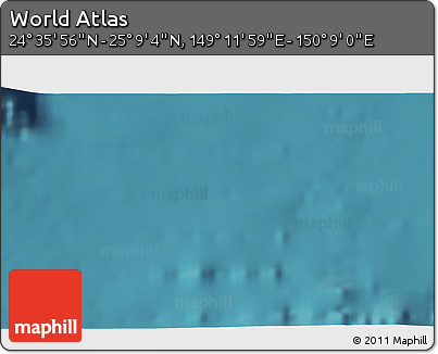 Satellite 3D Map of the Area around 24° 52' 30" N, 149° 40' 30" E