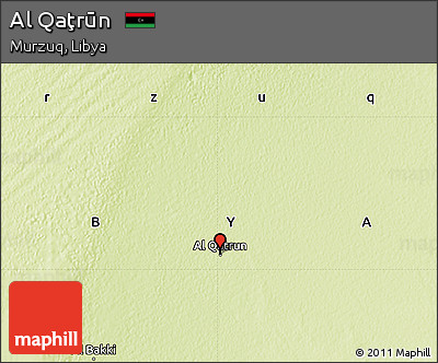 Physical Map of Al Qaţrūn