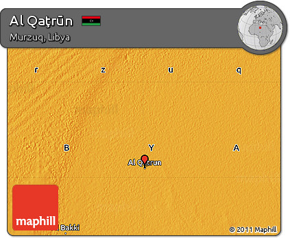 Political Map of Al Qaţrūn