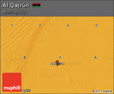 Political Map of Al Qaţrūn
