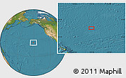 Satellite Location Map of the area around 24° 52' 30" N, 151° 13' 29" W