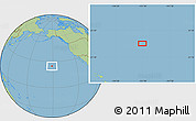 Savanna Style Location Map of the area around 24° 52' 30" N, 151° 13' 29" W