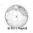 Outline Map of the Area around 24° 52' 30" N, 154° 37' 30" W, rectangular outline
