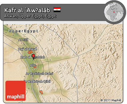 Satellite 3D Map of Kafr Al `Awḑalāb