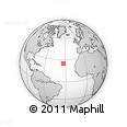 Outline Map of the Area around 24° 52' 30" N, 33° 4' 30" W, rectangular outline