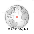 Outline Map of the Area around 24° 52' 30" N, 40° 43' 30" W, rectangular outline