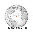 Outline Map of the Area around 24° 52' 30" N, 42° 25' 29" W, rectangular outline
