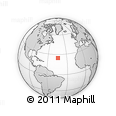 Outline Map of the Area around 24° 52' 30" N, 44° 7' 30" W, rectangular outline