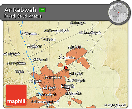 Physical Map of Ar Rabwah