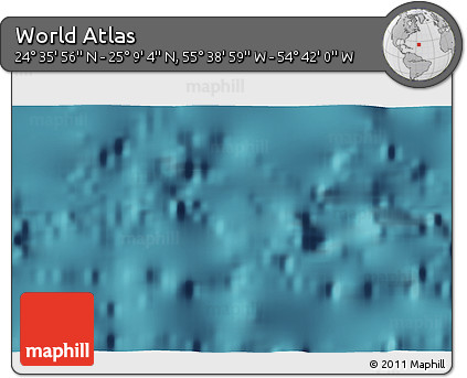 Satellite 3D Map of the Area around 24° 52' 30" N, 55° 10' 29" W