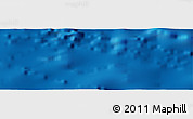 Shaded Relief Panoramic Map of the area around 24° 52' 30" N, 57° 43' 30" W