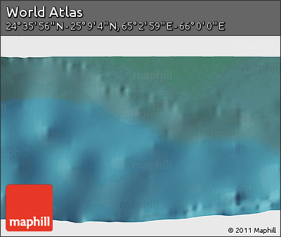 Satellite 3D Map of the Area around 24° 52' 30" N, 65° 31' 30" E