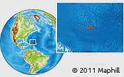 Physical Location Map of the area around 24° 52' 30" N, 65° 22' 30" W