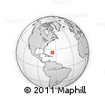Outline Map of the Area around 24° 52' 30" N, 66° 13' 29" W, rectangular outline