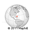 Outline Map of the Area around 24° 52' 30" N, 71° 19' 29" W, rectangular outline