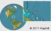 Satellite Location Map of the area around 24° 52' 30" N, 72° 10' 30" W