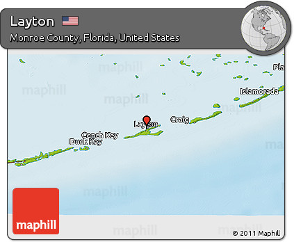 Physical Panoramic Map of Layton