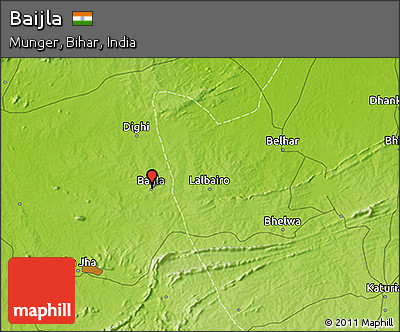 Physical 3D Map of Baijla