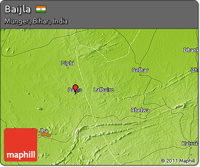Physical 3D Map of Baijla