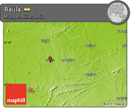 Physical Map of Baijla