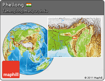 Physical Location Map of Phellong