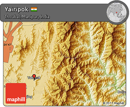 Physical Map of Yairipok