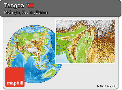 Physical Location Map of Tangba