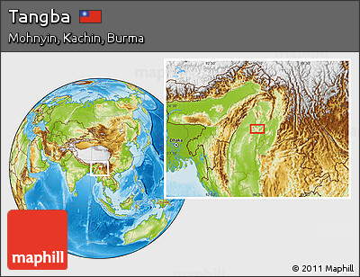 Physical Location Map of Tangba